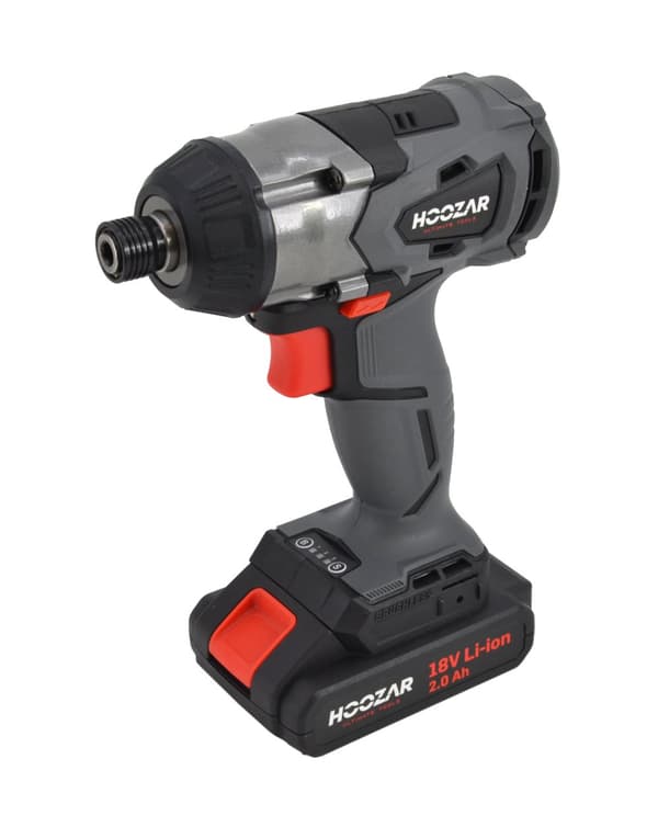 HOOZAR Børsteløs skruetrækker 18V 2x2,0Ah 280 Nm ID10BL