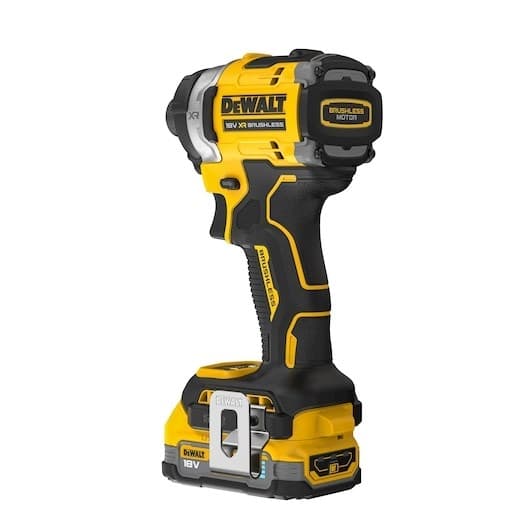 DeWALT DCF860E2T-QW elektrisk skruetrækker/slagnøgle 3800 o/min Sort, Gul