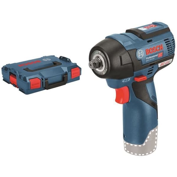 12V slagnyckel Bosch GDS 12V-115 Professional (utan batteri eller laddare) + L-BOXX box - BOSCH - 06019E0102