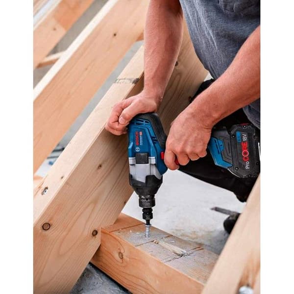 18V GDS 18V-1050 H Professionell skiftnyckel + 2 ProCore 5,5 Ah batterier + laddare + L-BOXX - BOSCH - 06019J8503