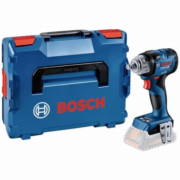 Boulonneuse med slag GDS 18V-330 HC - BOSCH - Utan batteri eller laddare - L-Box - 06019L5001