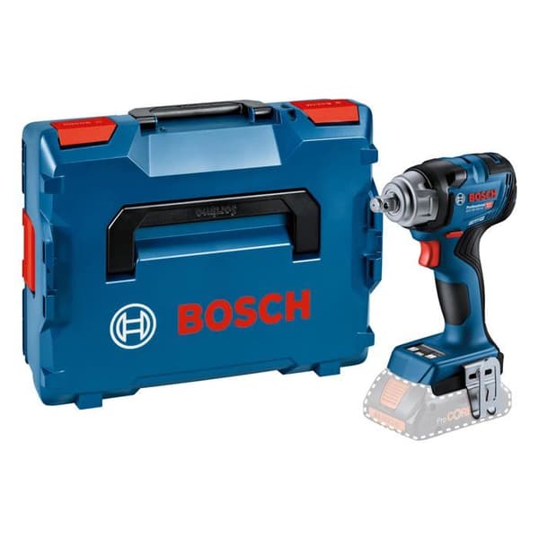 Boulonneuse med slag GDS 18V-330 HC - BOSCH - Utan batteri eller laddare - L-Box - 06019L5001