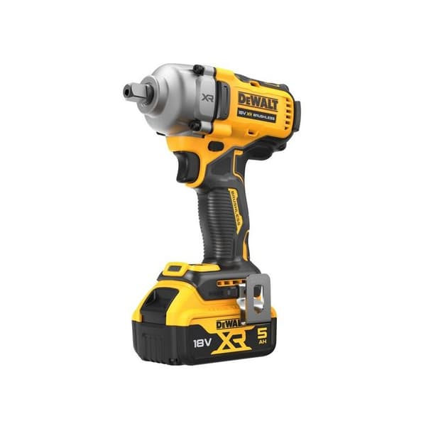 Kompakt 1/2" slagskruvdragare XR 18V borstlös - DEWALT - med 2 stycken 18V 5.0Ah batterier - laddare - förvaringslåda - DCF892P2T-QW