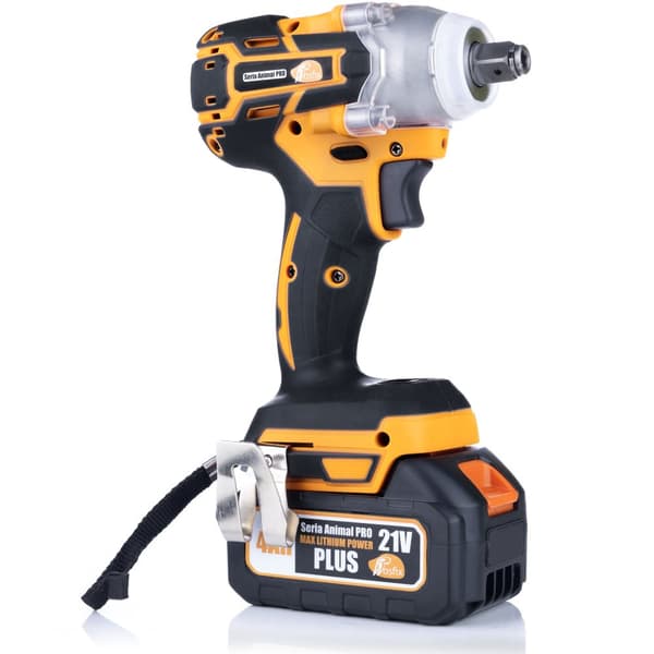 Rosfix Orange Doberman 21V OD21V Akku slagnøgle + tilbehør + 2x 4Ah batteri