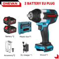Miniatyrbild 2 av 5: ONEVAN Borstlös Elektrisk Mutterdragare med Batteri Sladdlös Skruvdragare Elverktyg DIY Slagskruvdragare