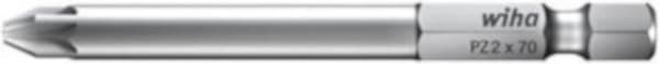 Wiha Bit Professional Pozidriv 1/4" Pz2 X 150 Mm Stål Silver