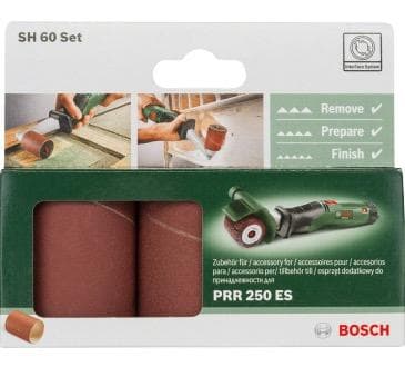 Bosch sæt slibemanchetter 60 mm - korn 80; 120; 240