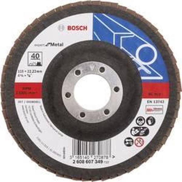 Bosch - Slibeskive 115 mm, 22,23 mm, 40