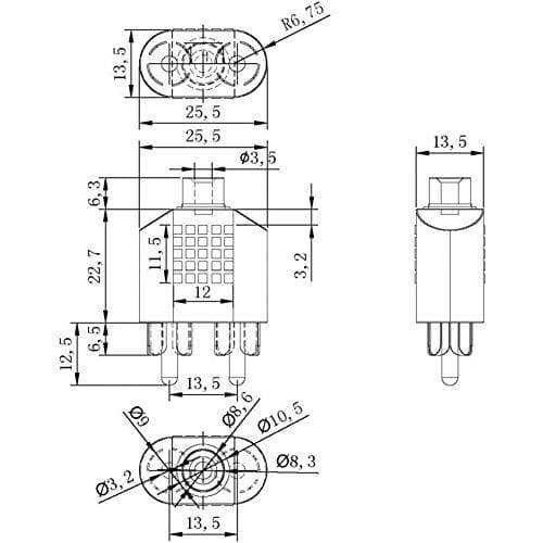 Klauke KSK504 haaraliitin joustava jäykkä: 6-50mm² 1 kpl