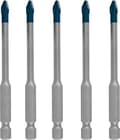 Miniatyrbillede 1 af 6: Bosch Expert HEX-9 HardCeramic - boresæt - til bløde fliser, hårde fliser - 5 stk - 5 mm - længde: 90 mm