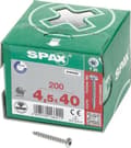 Miniatyrbillede 1 af 3: ABC-Spax Spånpladeskrue - TO CK KV - 4,5 x 40 mm - 200 stk.