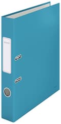 Miniatyrbild 1 av 7: LEITZ plastfolder Cosy Soft-Touch, DIN A4, 52 mm, blå utan kantskydd, gjord av grå kartong med soft-touch yta, - 1 st (1062-00-61)