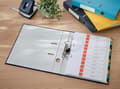 Miniatyrbild 3 av 7: LEITZ plastmapp Cosy Soft-Touch, DIN A4, 52 mm, grå utan kantskydd, tillverkad av grå kartong med mjuk yta, - 1 st (1062-00-89)