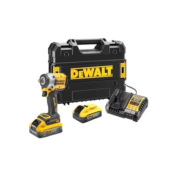 Skiftnyckel 1/2” XR 18V DEWALT 5Ah Li-Ion borstlös 406 Nm säkerhetssnäpp - DCF921H2T-QW