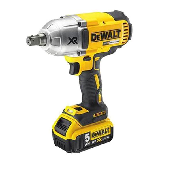 DEWALT XR Slagnyckel 18V 5Ah Li-Ion 3 hastigheter levereras med 2 batterier i TSTAK-låda, klämbar och stapelbar