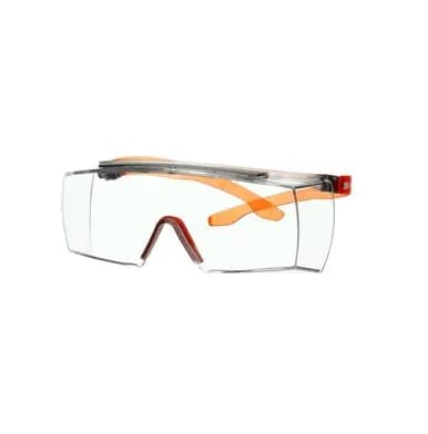 3M SecureFit 3700 - Skyddsglasögon - Monteringsarbete - Bygg/renoveringsarbete - Arbeta med kemikalier - Båda könen - Orange - Transparent - Polykarbo