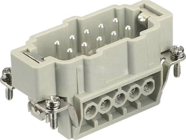 Harting 09 33 010 2601 Plugginsats Han® E 10 + PE Skruvar 1 st.