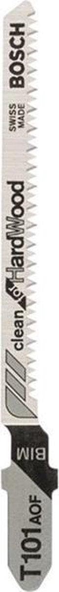 Bosch Clean for Hard Wood T 101 AOF - pistosahanterä - vanerille, kovapuulle, laminoiduille paneeleille, korkeapainelaminoiduille paneeleille (HPL) -