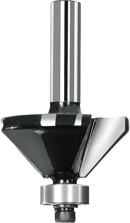 Bosch - Fase/V-rillefræser 8 mm, B 11 mm, L 15 mm, G 56 mm, 45°