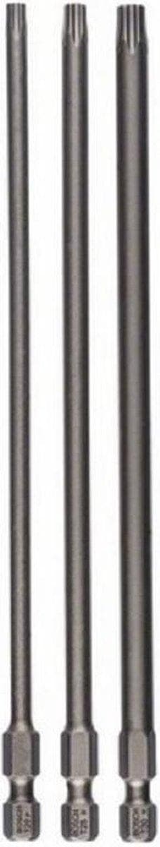 Bosch Extra Hard - ruuvitaltan kärki - ruostumattomalle teräkselle, pehmeälle puulle - 3 kpl - torx - T20, T25, T30 - kuusiokolo - pituus: 152 mm (260
