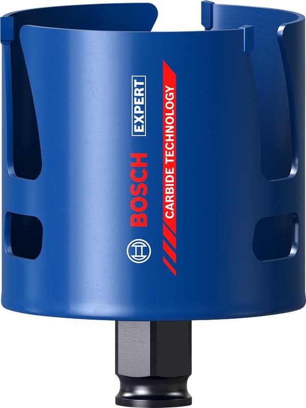 Bosch Expert Construction Material - hulsav - til mursten, spånplader, nåletræ, glasfiberforstærket plast, blød flise - 68 mm