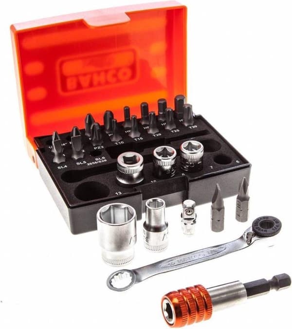 Bahco Sockets and Bit Ratchet Set 26-delar