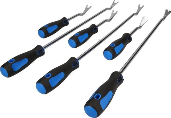 KS TOOLS Werkzeug-maschinen GmbH udløserværktøjssæt til kåbeclips, 6 dele (BT511045)