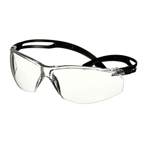 3M SecureFit skyddsglasögon, genomskinlig, polykarbonat (PC), dimm-/ reptålig (SF501SGAF-BLK)
