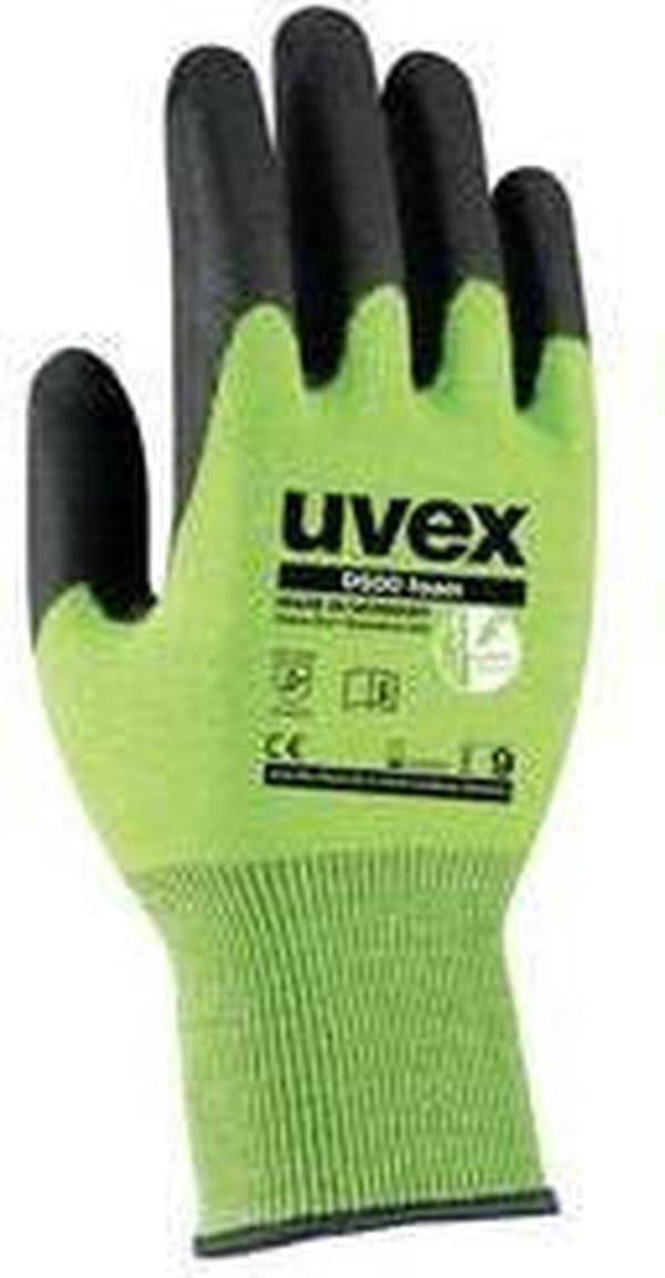 Uvex D500 skum 6060409 Skærebeskyttelseshandske Størrelse (handske): 9 EN 388 1 par