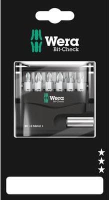 Wera 05136393001 - 11 stycken - Hex (metrisk) - Phillips - Pozidriv - Torx Plus - PH 1,PH 2 - PZ 1,PZ 2 - TX15,TX20,TX25,TX30 - 3,4,5 mm (05136393001)