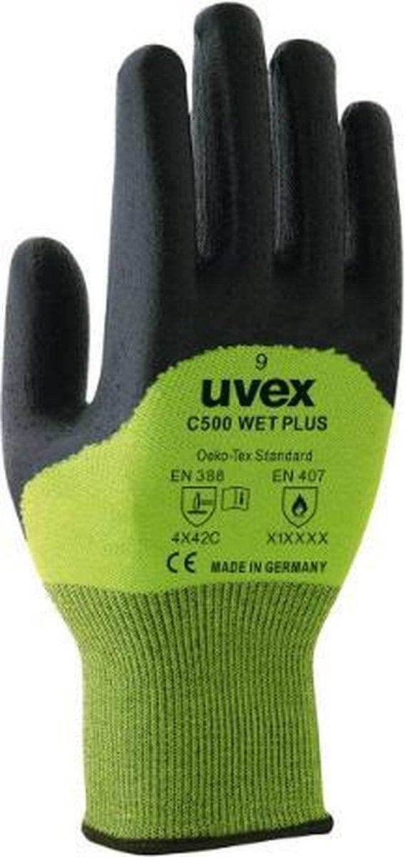 Uvex C500 Wet Plus Glove størrelse 8