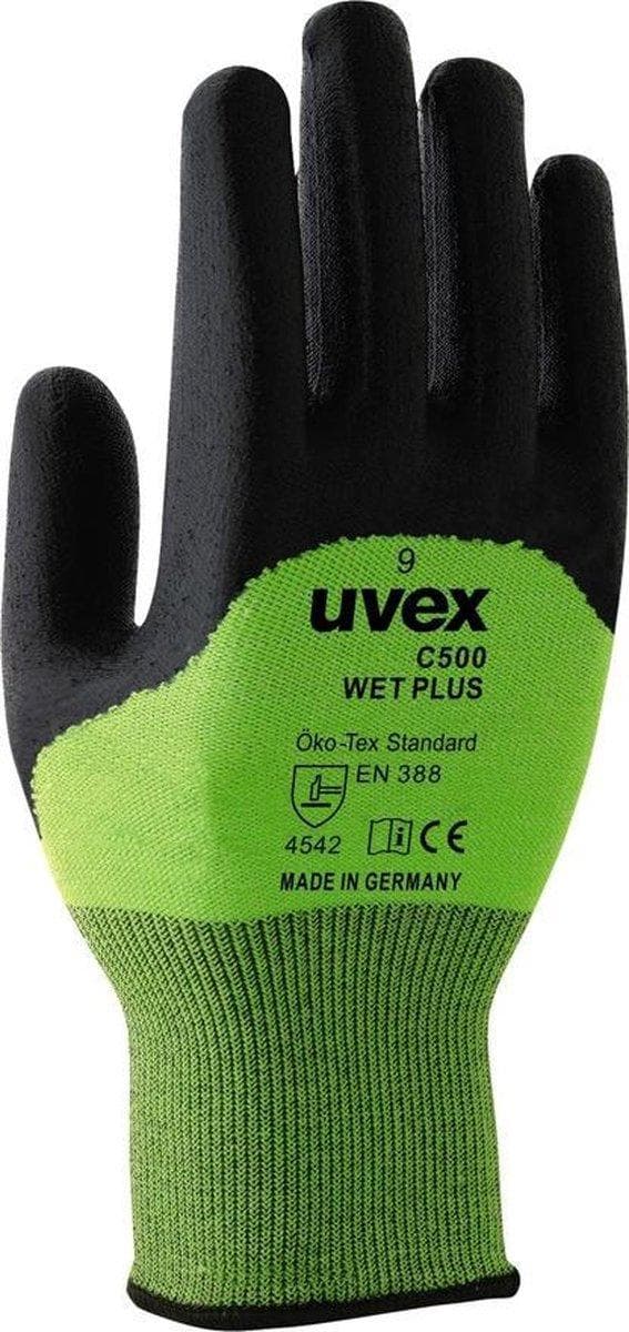 Uvex C500 Wet Plus Glove størrelse 9