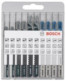 Bosch 10-osainen palapelin teräsarja Basic metallille ja puulle