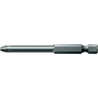 Wera PZ1 dybt hul bit - 70 mm 05 060027 001 Pozidriv Bit Impaktor PZ 1 6,3 mm (1/4") længde: 70 mm (05 060027 001)