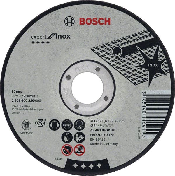 Bosch-tarvikkeet 2608603406 2608603406 leikkuulaikka suora 180 mm 22,23 mm 1 kpl.