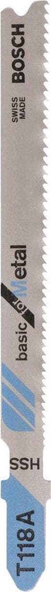 Bosch - Stiksavklinge HSS, T 118 A Basic for Metal