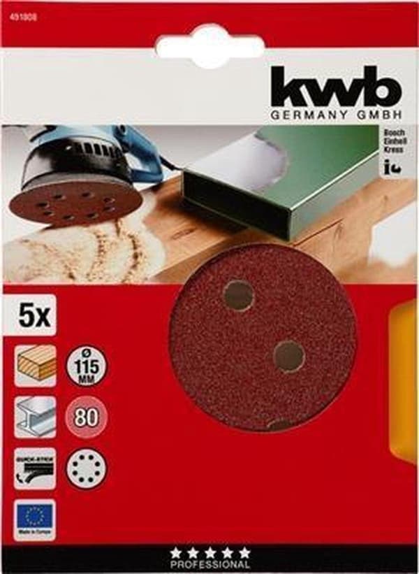 kwb 491808 diameter 115 mm 5 stk (491808)
