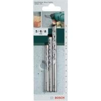 Bosch tilbehør 2609255416 Hårdmetal beton spiralborsæt 3 stykker 5 mm, 6 mm, 8 mm cylindrisk skaft 1 sæt