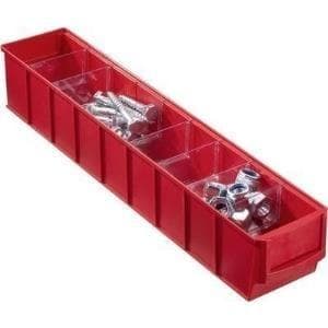 Allit opbevaringsboks ProfiPlus ShelfBox 500S rød rød (L x B x H) 91 x 500 x 81 mm (456561)
