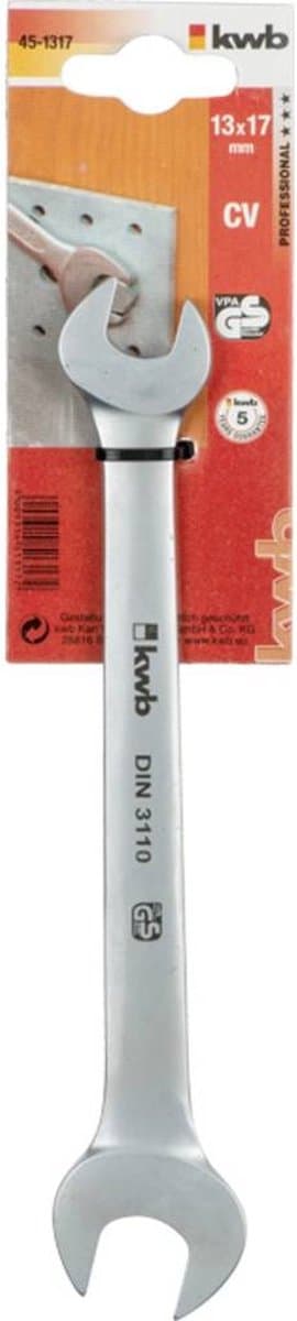 kwb 451317 Dobbelt gaffelnøgle 1 stk 13 - 17 mm