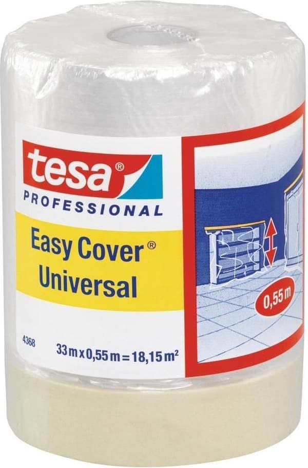 Tesa easy täckfolie universal - 33 meter x 0,55 meter