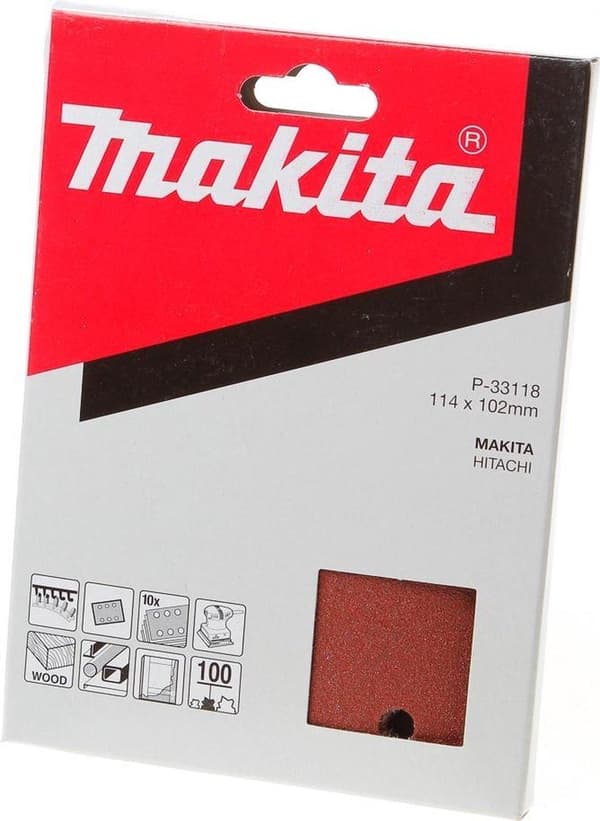 Makita slipark K100 114x102 Röd