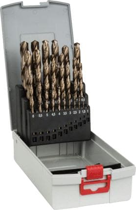 Bosch ProBox HSS-Co, DIN 338 - boresæt - til metal - 25 stk.