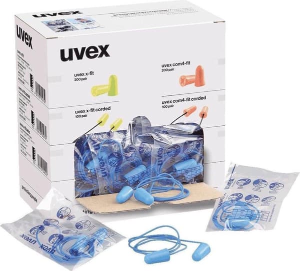 Uvex 2112011 x-fit detec korvatulpat 37 dB kertakäyttöiset 100 paria