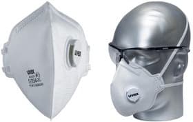 uvex åndedrætsmaske silv-Air classic 3310, FFP3 Materiale: pandebånd tekstil/ næseklemme PP/ pandebånd klips PP/ - 1 stk (8763310)