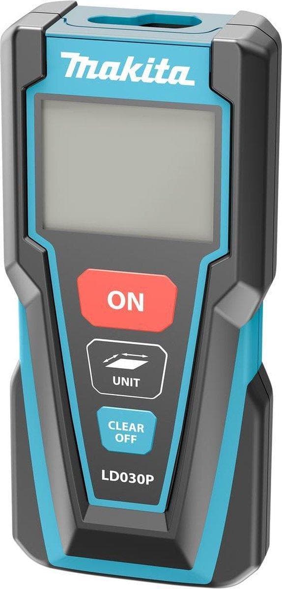 Makita laserafstandsmåler - 30 meter - LD030P Sort, Turkis