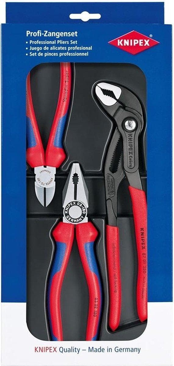 Knipex Tangsæt bestseller 3 stk 20 09 V01