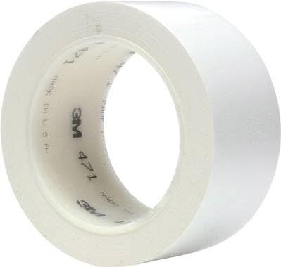3M 471F 471W50 PVC-klæbende tape hvid (L x B) 33 mx 50 mm 1 rulle(r) (471W50)