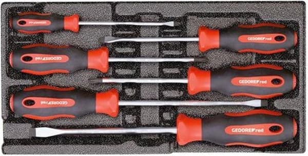 Gedore RØD – R22150014 – Skruetrækkersæt – 6 stk