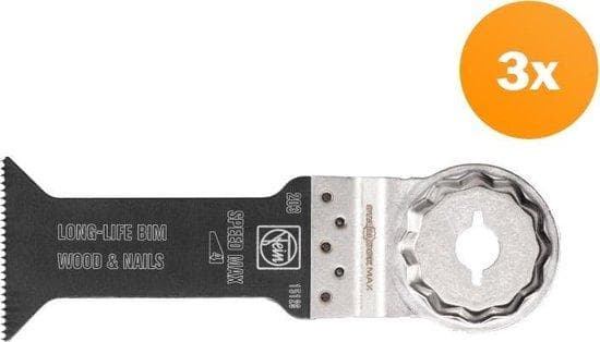 Fin 63502203220 E-Cut Long-Life Bimetal dyksavklinge 42 mm 3 stk. (63502203220)